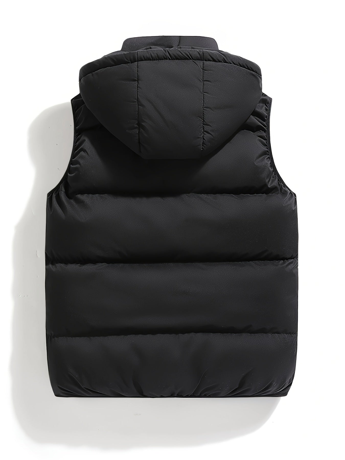 Gregory - Casual gewatteerde heren bodywarmer met capuchon