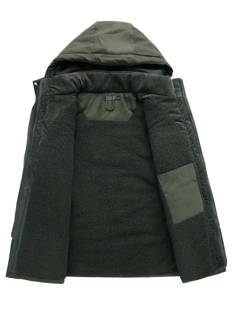 Otto - Premium cargo heren winterjas met capuchon