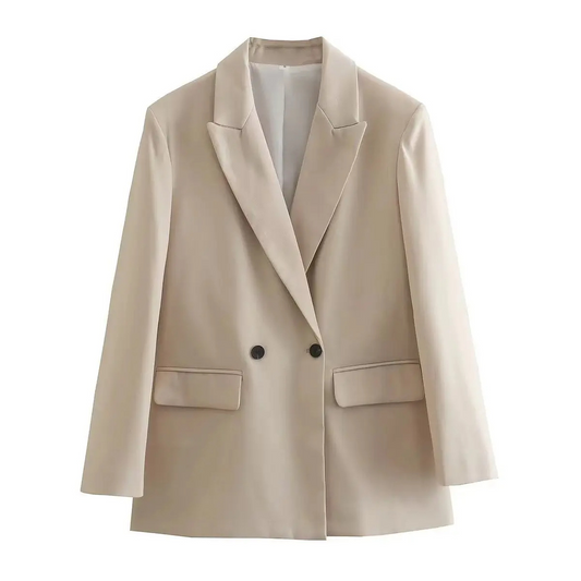 Courtney - Stijlvolle lange dames blazer double breasted