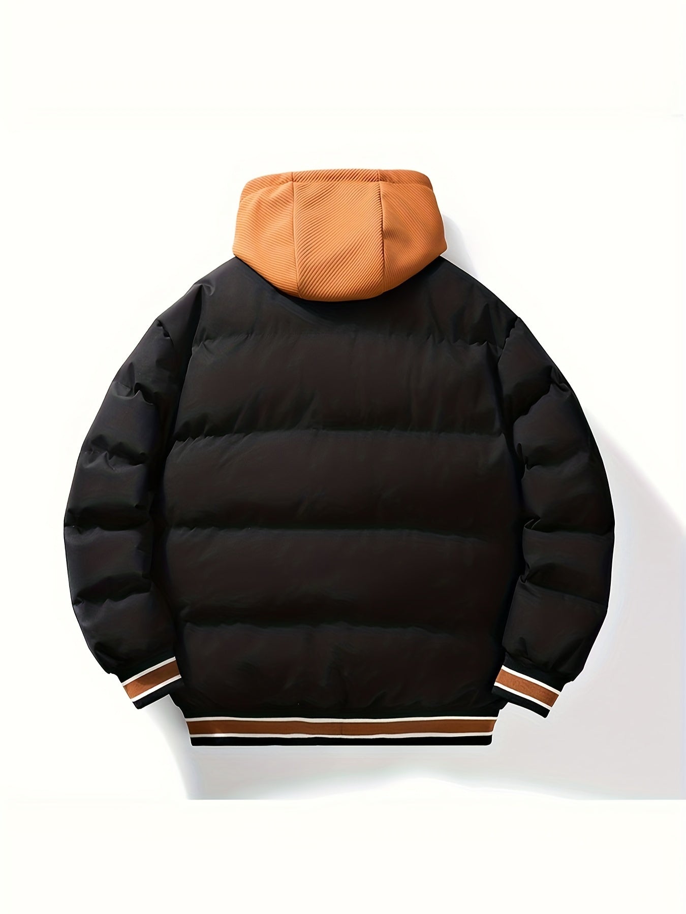 Sem - Stijlvolle oversized puffer gewatteerde heren jas met capuchon