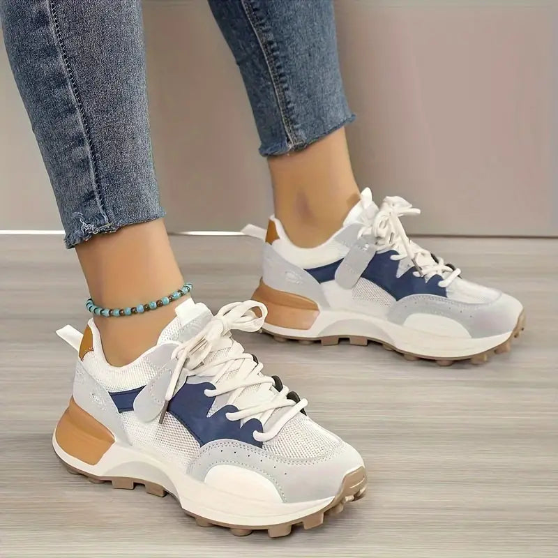 Claire - Stijlvolle dames sneaker met veters