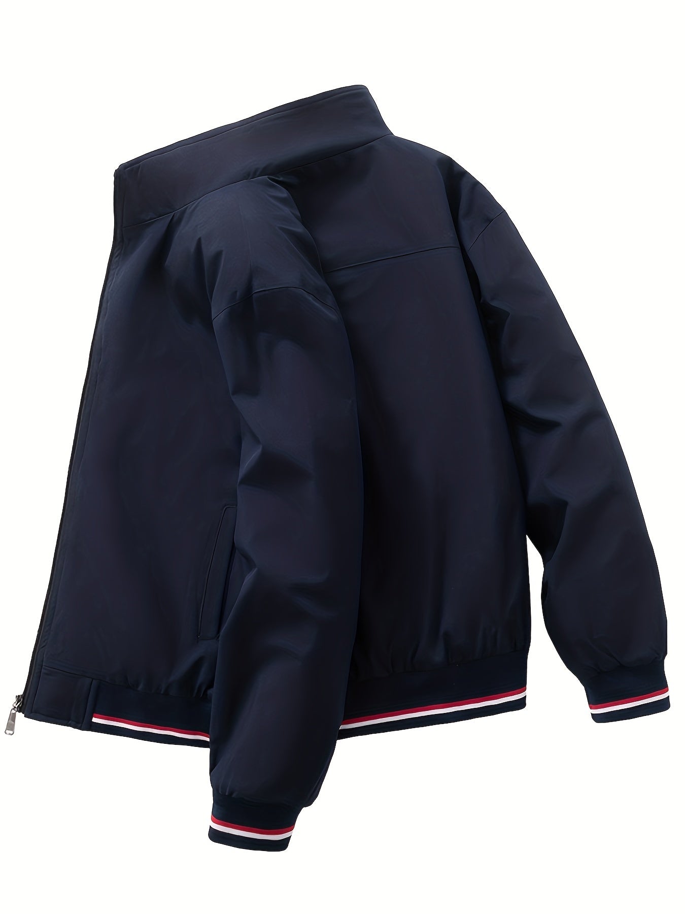 Kjell - Trendy windbreaker heren jas met kraag en rits