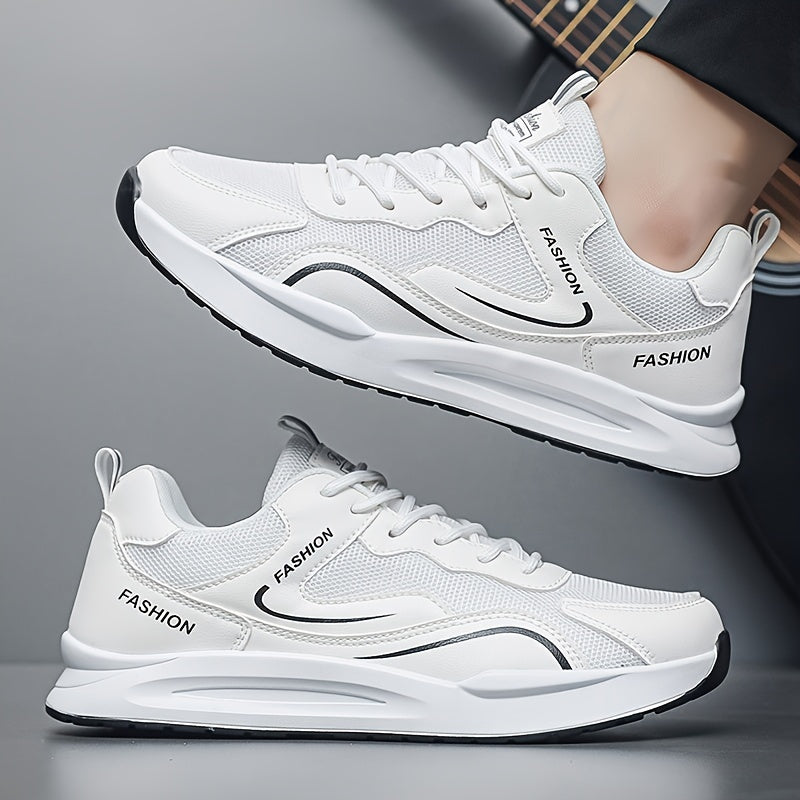 Daniel Fashion - Modieuze ergonomische heren sneakers met vetersluiting