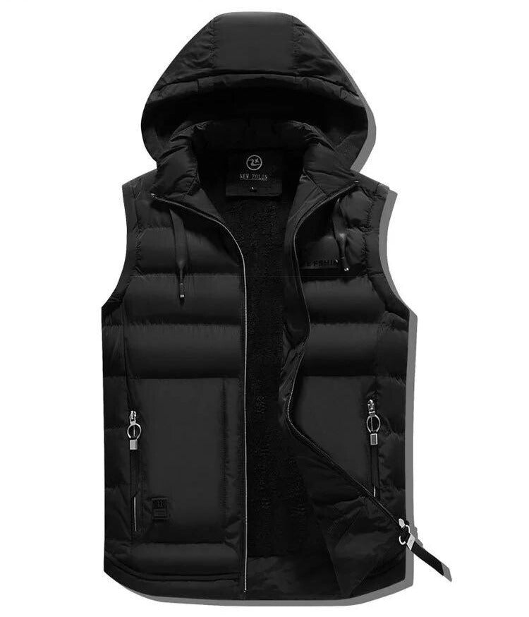 Rodrigo - Puffer Bodywarmer met Capuchon voor Heren