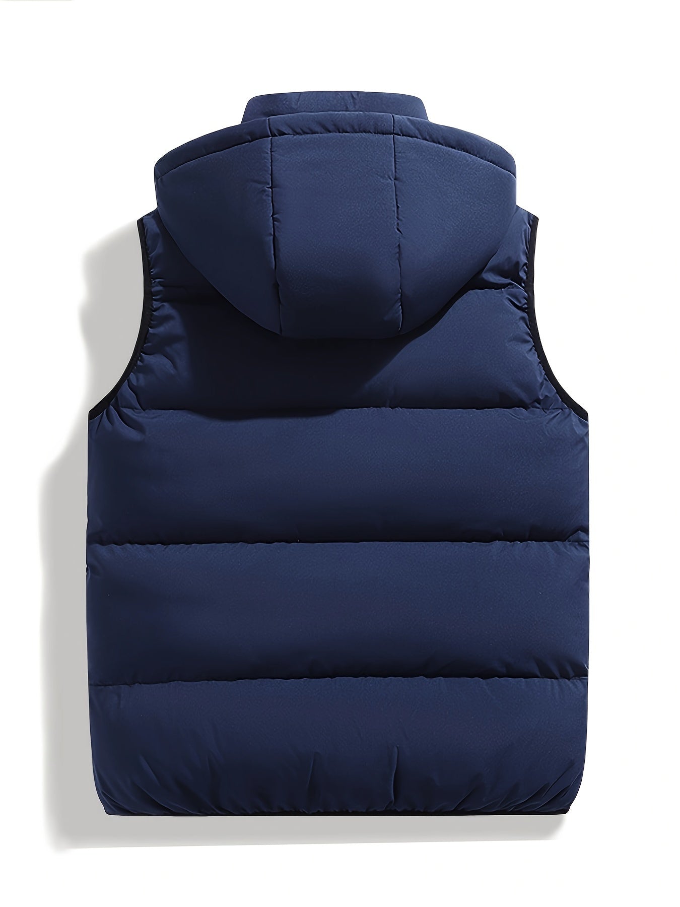 Gregory - Casual gewatteerde heren bodywarmer met capuchon