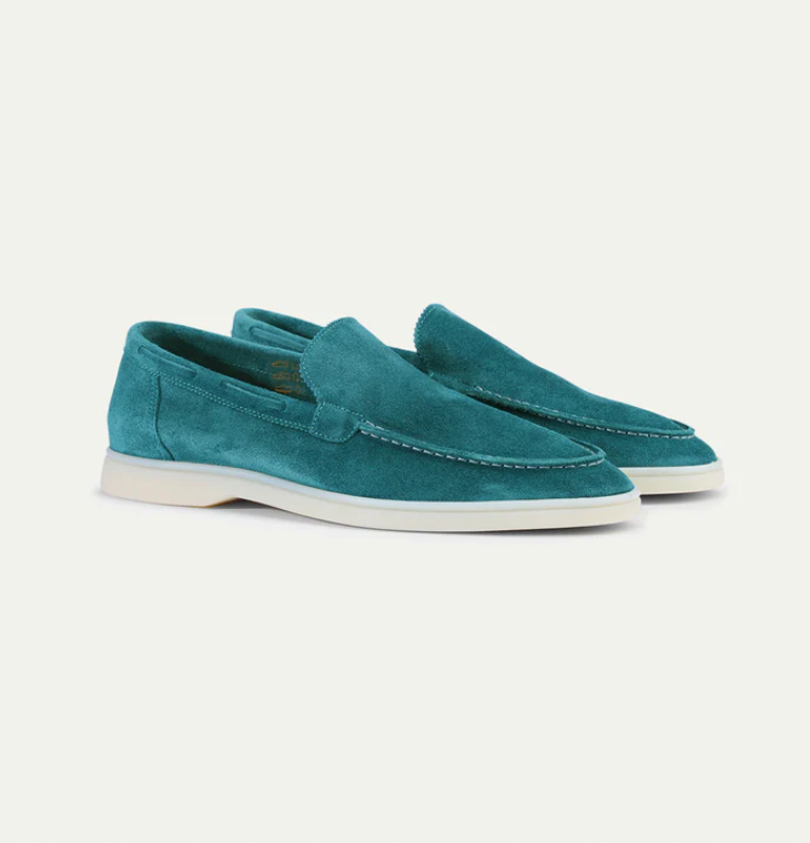 James - Comfortabele suéde loafers - Felesty