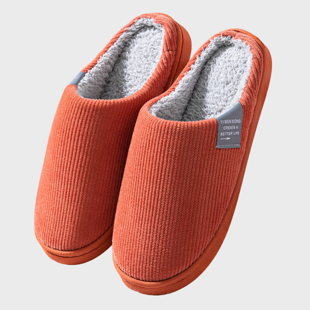 Felesty_Comfy_warme_dames_pantoffels_oranje