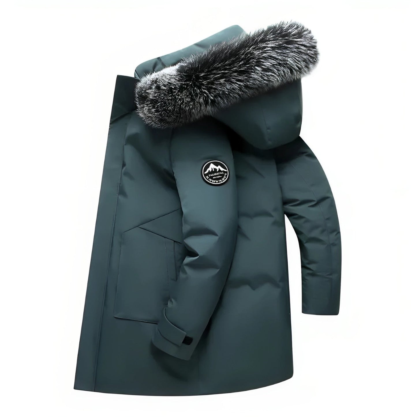 Felesty Parka heren winterjas met capuchon groen11