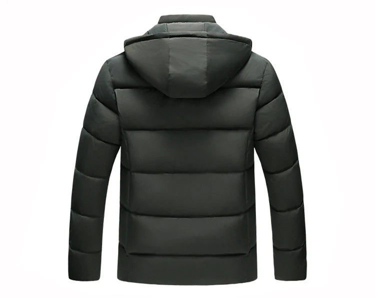 Felesty Parka heren winterjas met capuchon groen2