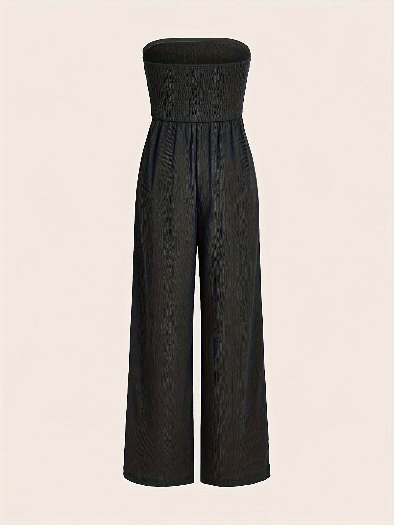 Felesty Stijlvolle wide leg dames bandeau jumpsuit1