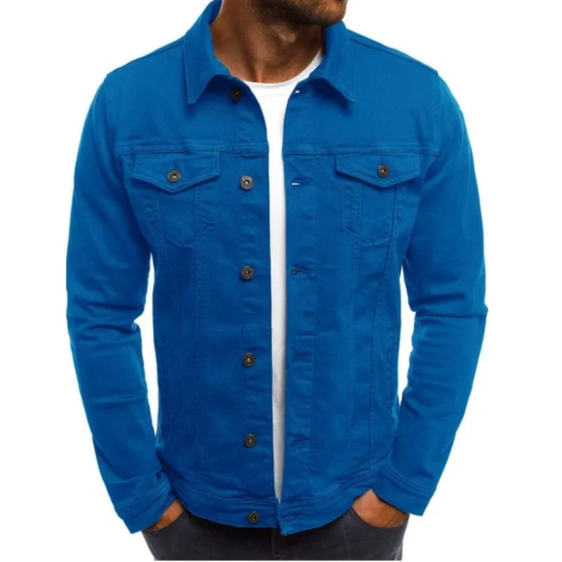 Vince - Casual lange mouw denim heren shirt