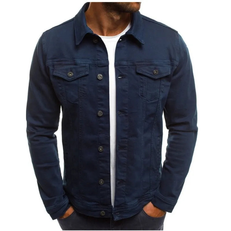 Vince - Casual lange mouw denim heren shirt