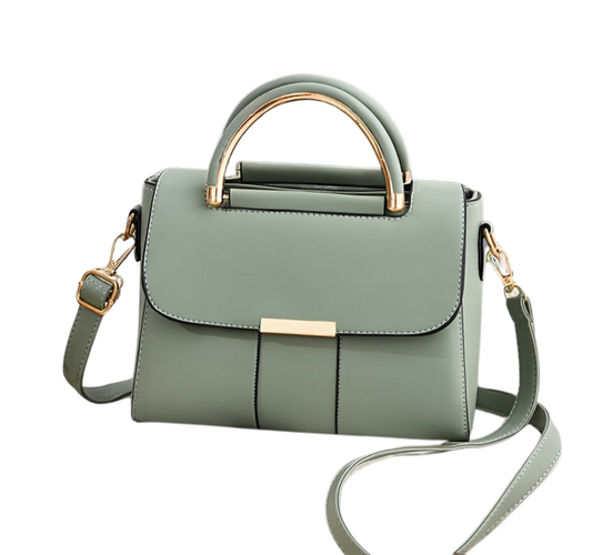 Elly - Elegante leren dames handtas met magnetische sluiting