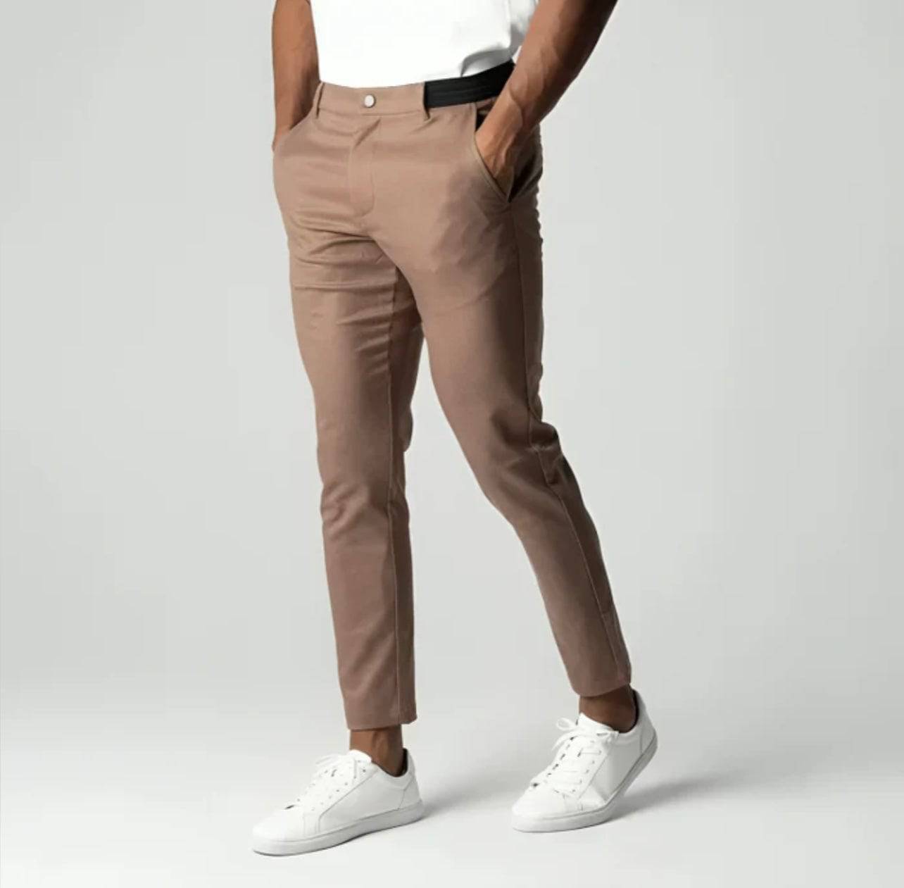 Alex - Comfortabele Chino Stretchbroek voor Heren - Felesty