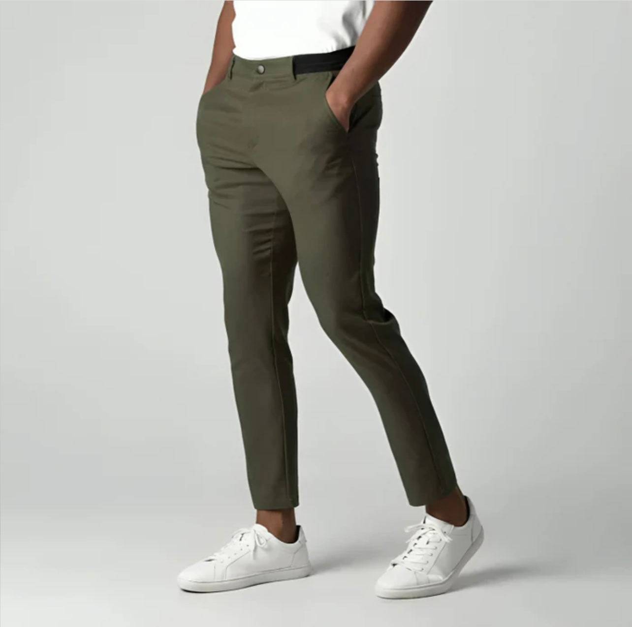 Alex - Comfortabele Chino Stretchbroek voor Heren - Felesty