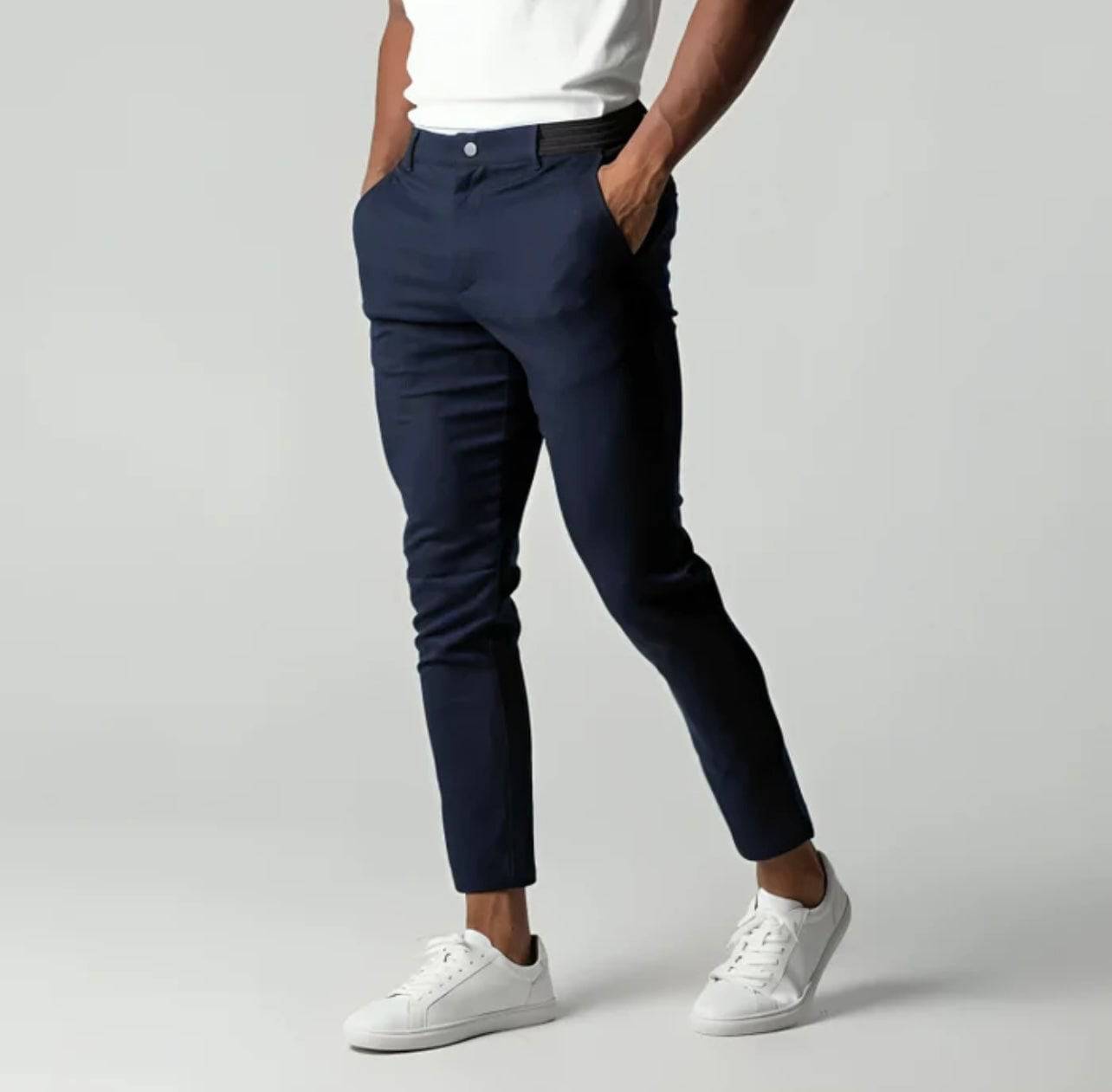 Alex - Comfortabele Chino Stretchbroek voor Heren - Felesty