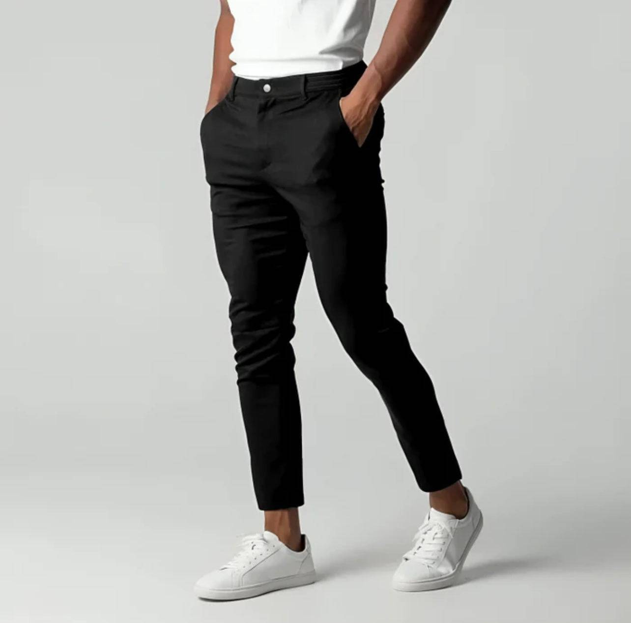 Alex - Comfortabele Chino Stretchbroek voor Heren - Felesty