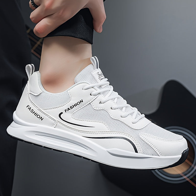 Daniel Fashion - Modieuze ergonomische heren sneakers met vetersluiting