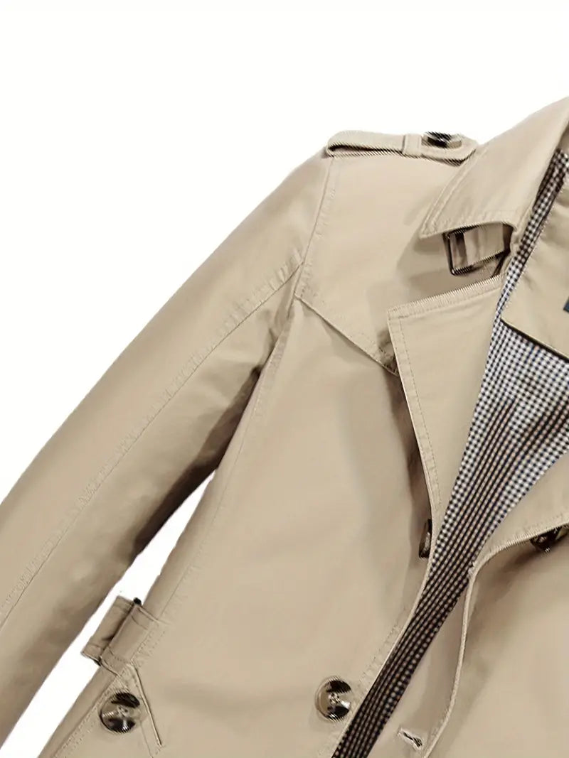 Axel - Luxe trenchcoat lange jas voor heren