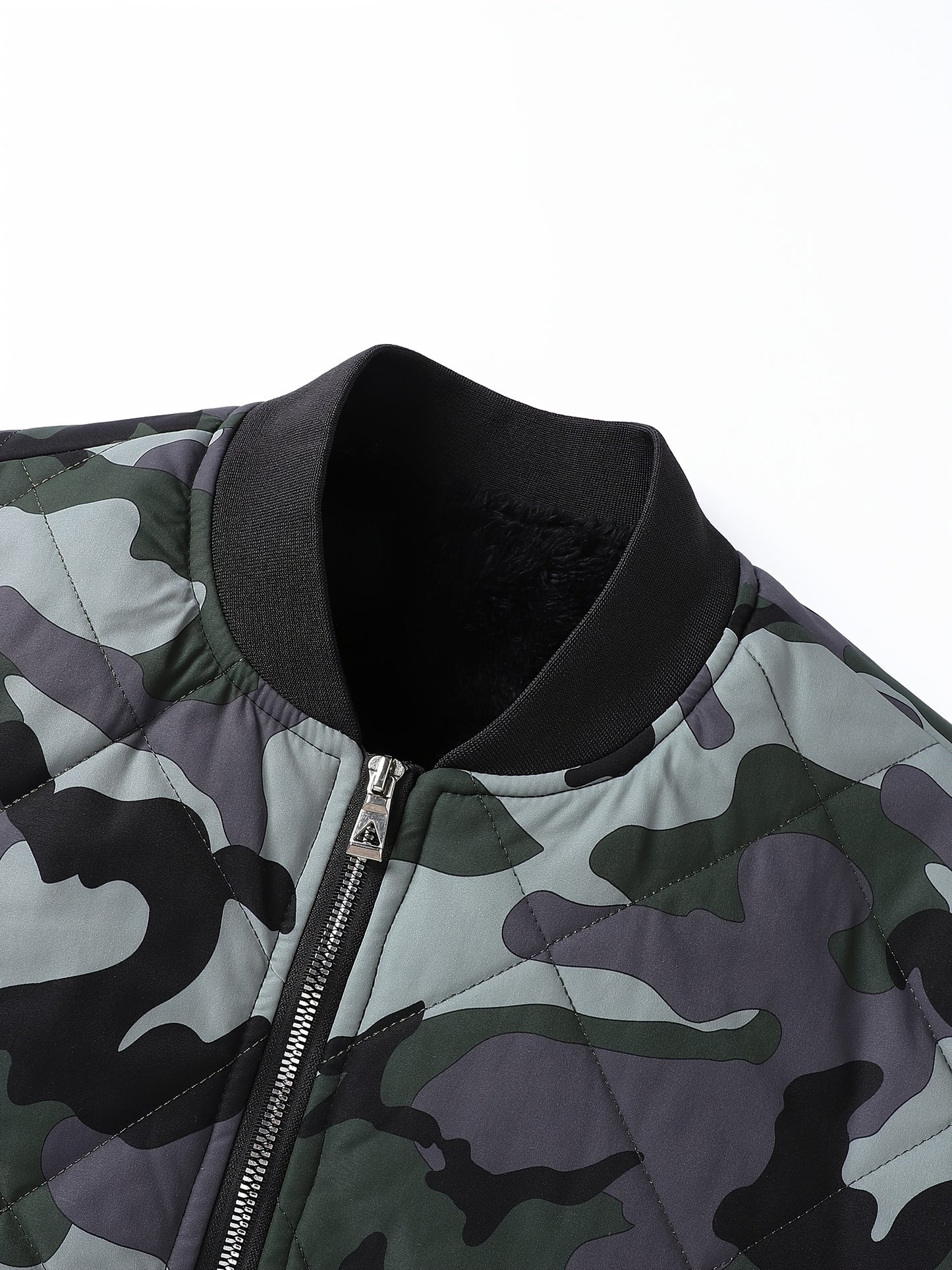 Roger - Trendy gewatteerde camouflage heren winterjack