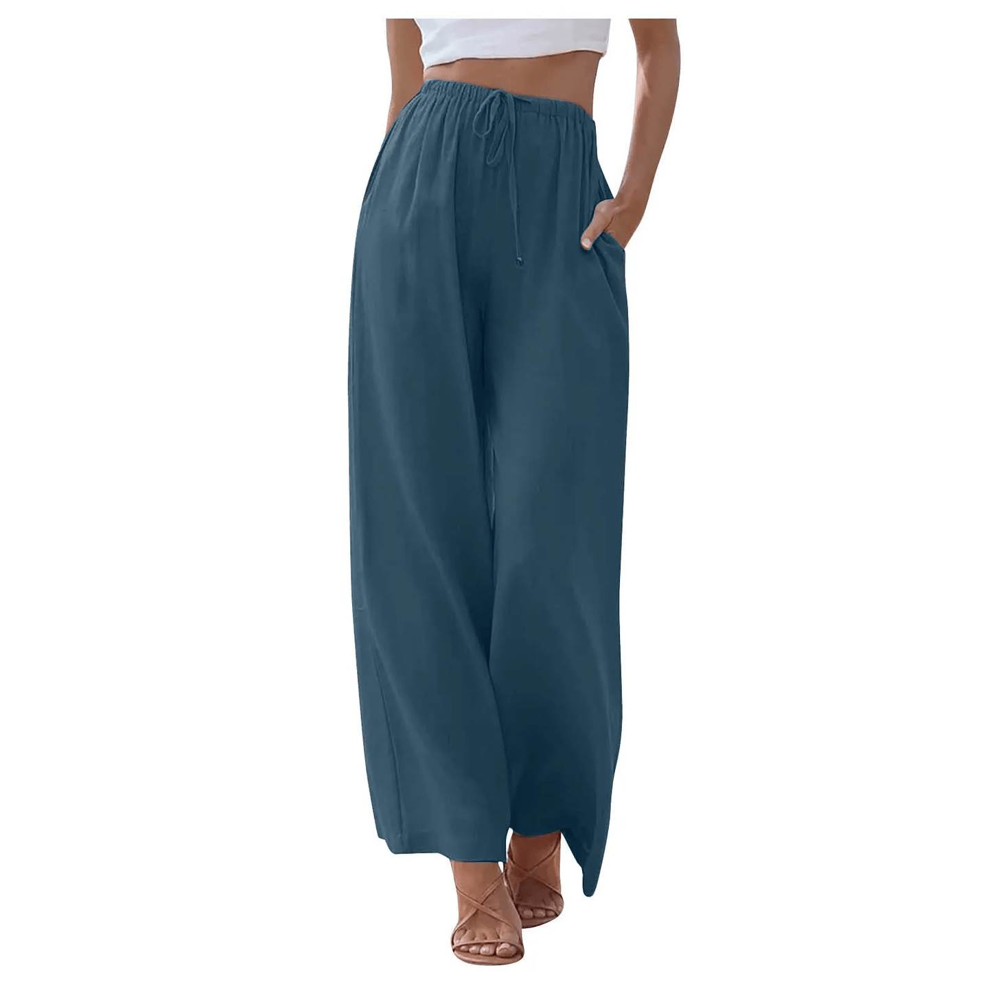 Esther – Modieuze linnen dames broek - Felesty