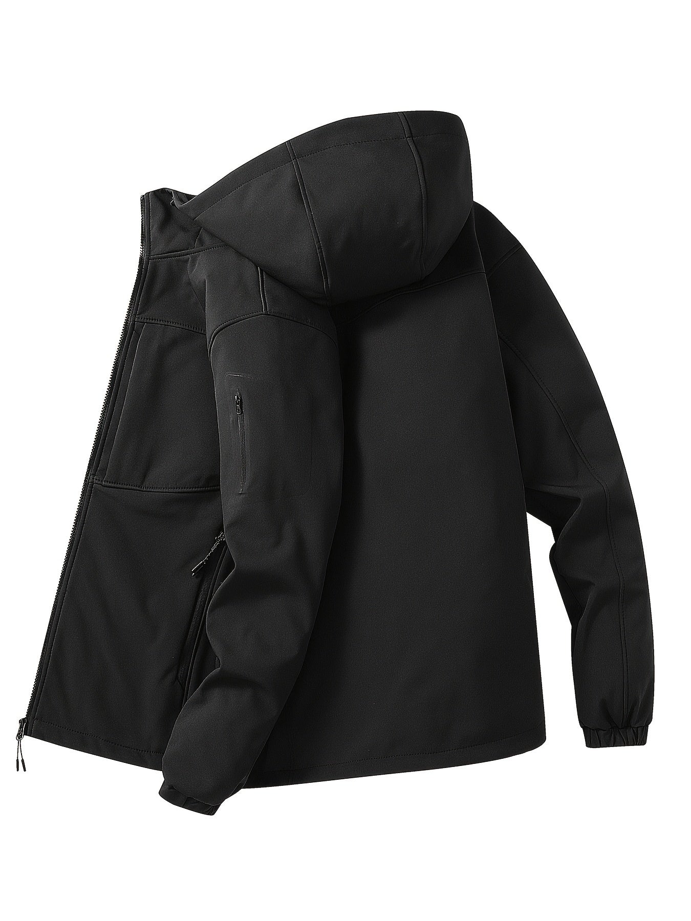 Olaf - Outdoor softshell heren windjack met capuchon