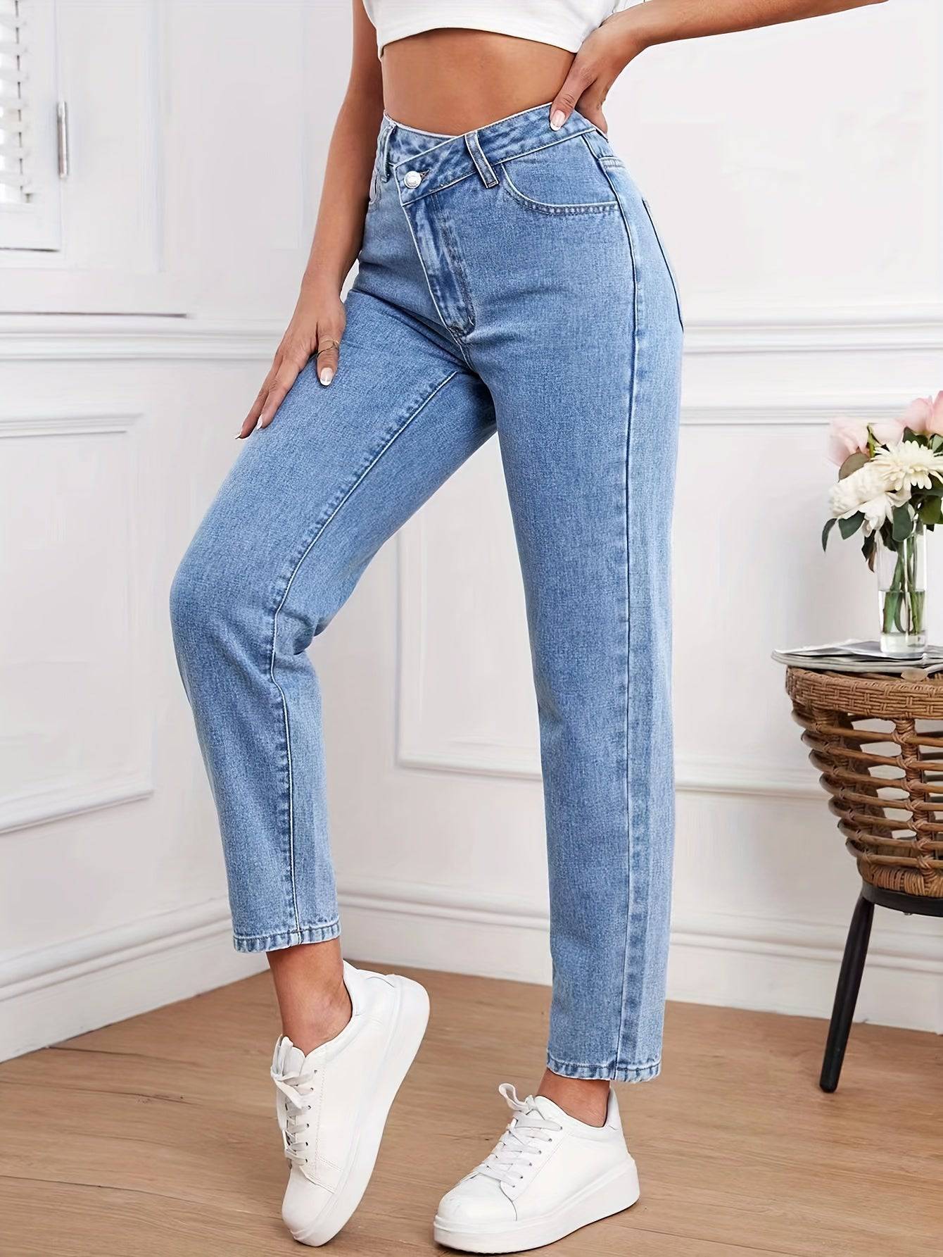 Felesty - Straight leg dames jeans - Felesty