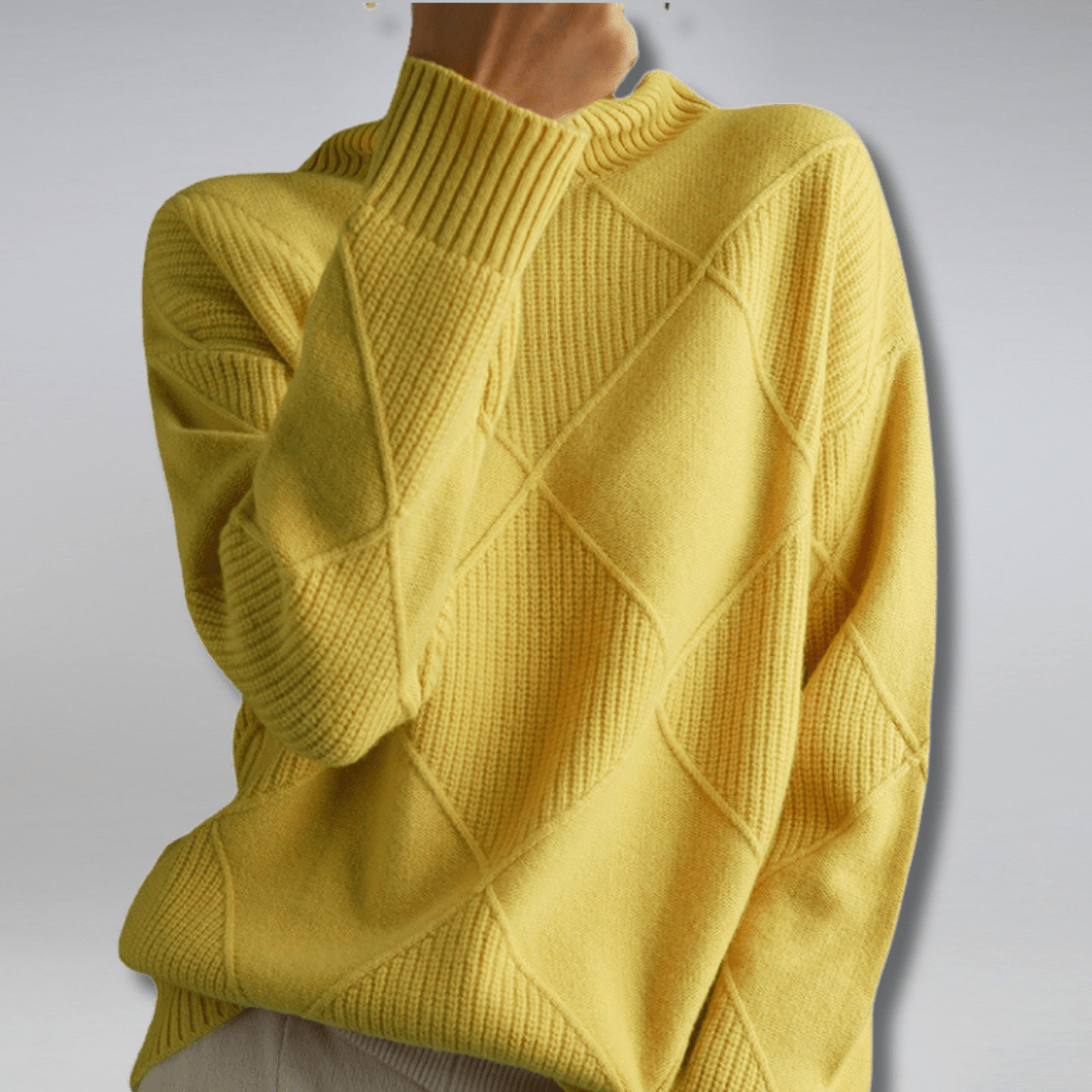 Hazel - Comfy Turtleneck Sweater voor Dames - Felesty