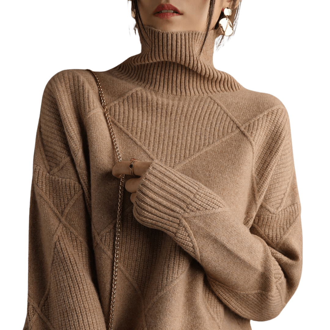 Hazel - Comfy Turtleneck Sweater voor Dames - Felesty