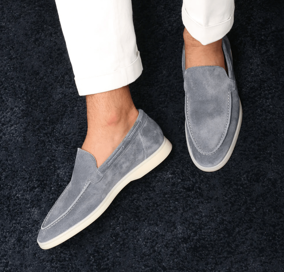 James - Comfortabele suéde loafers - Felesty