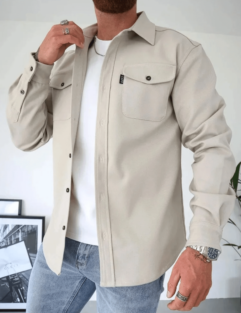 Jones - Casual overhemd voor Heren - Felesty