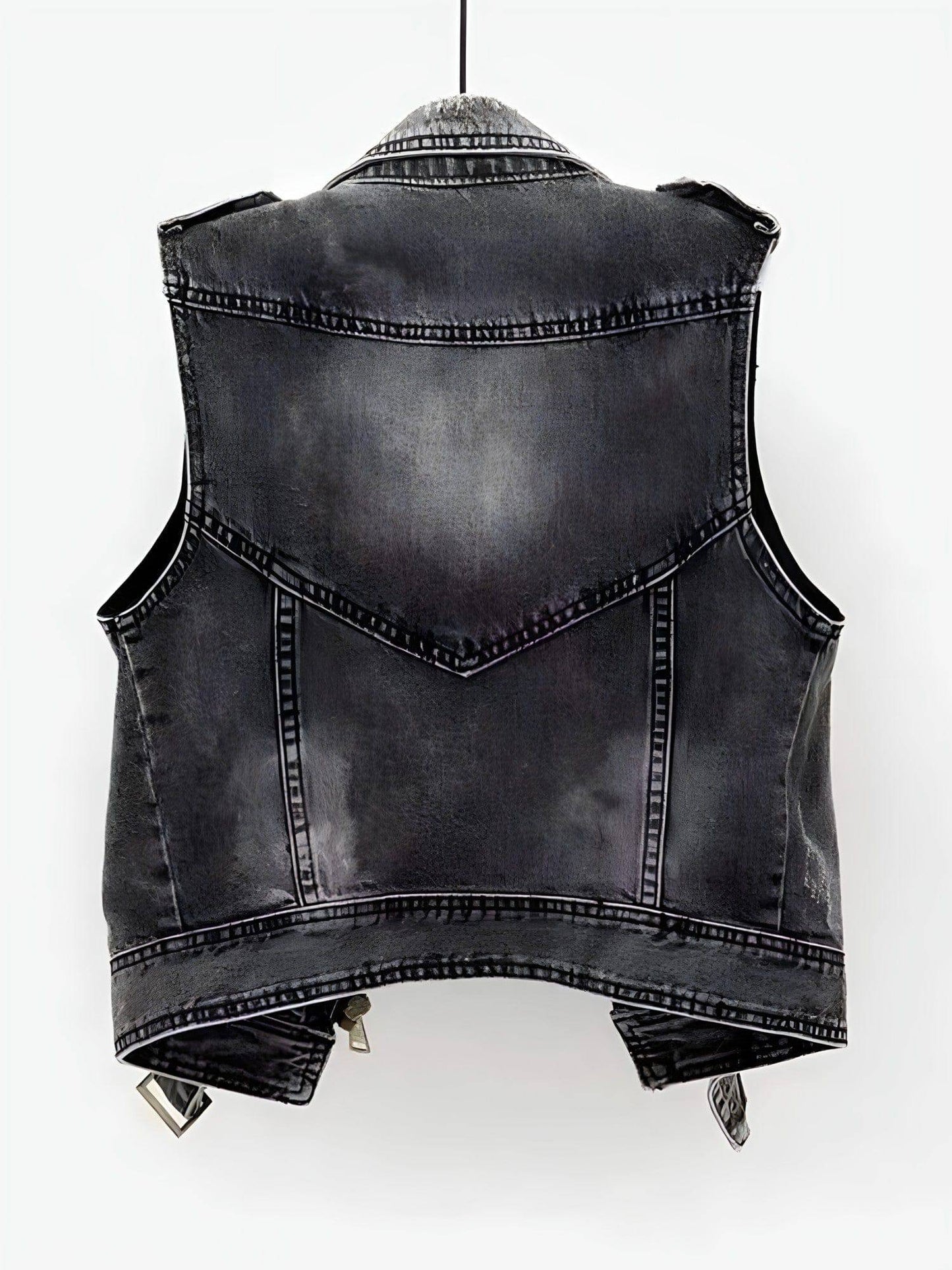 Katie - Trendy spijker dames gilet - Felesty