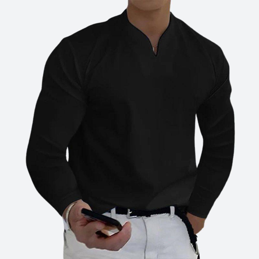 Luigi - Trendy Heren shirt met lange mouwen - Felesty