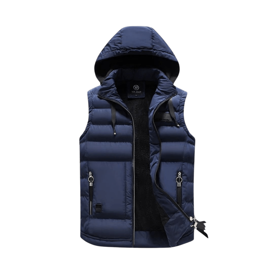 Rodrigo - Puffer Bodywarmer met Capuchon voor Heren - Felesty