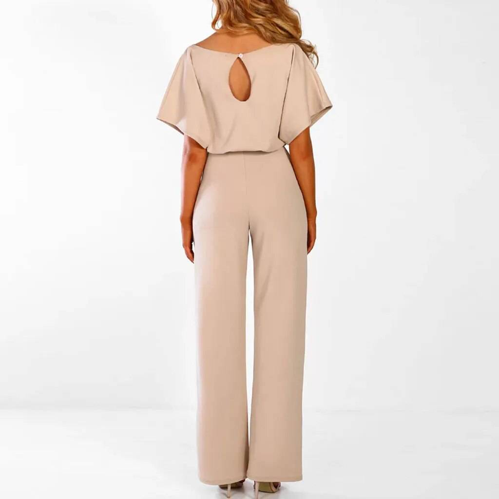 Selena - Elegante jumpsuit met tailleband - Felesty