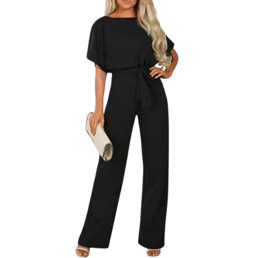 Selena - Elegante jumpsuit met tailleband - Felesty