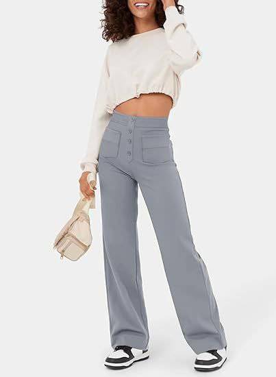 Yara - Casual dames broek met hoge taille - Felesty