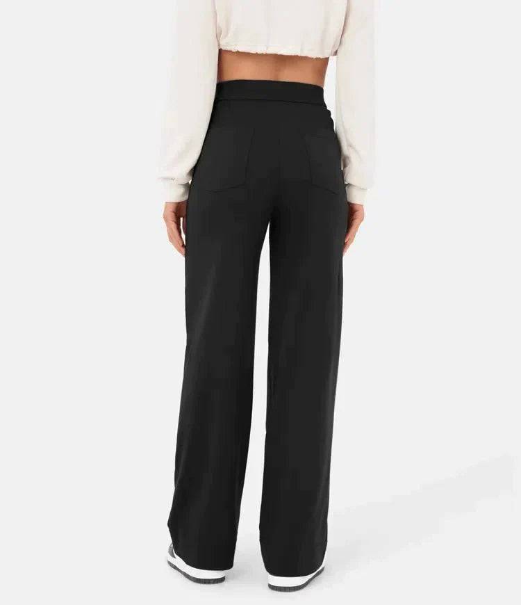 Yara - Casual dames broek met hoge taille - Felesty