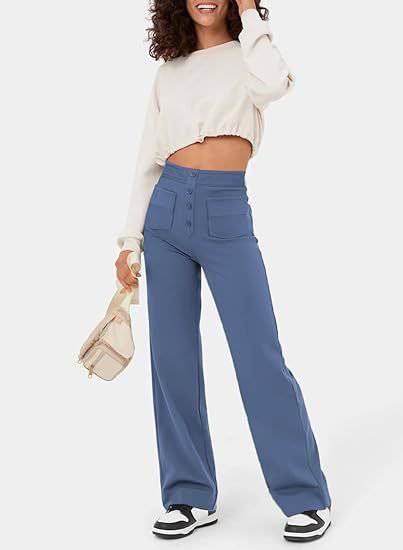 Yara - Casual dames broek met hoge taille - Felesty